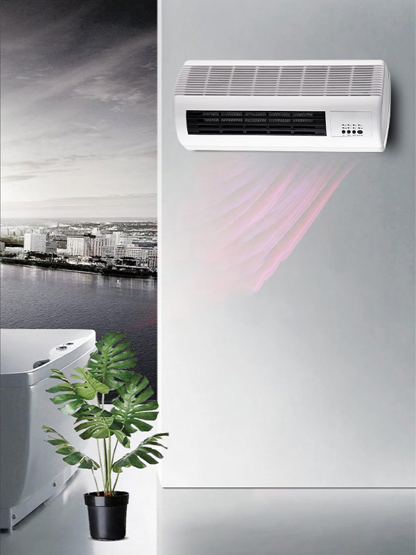 BPT-2000B 4501/4501L/4501L-ERP Aquecedor cerâmico elétrico montado na parede com display LED