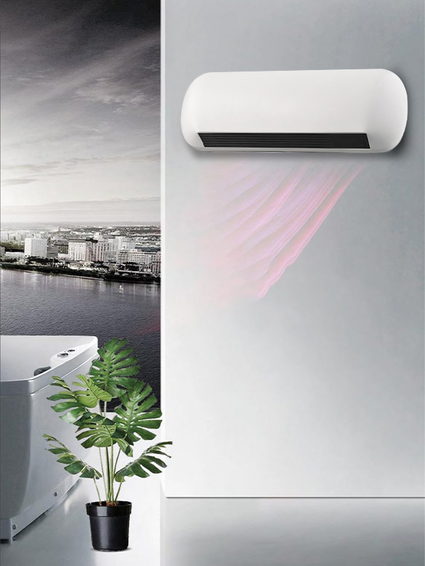 BPT-2000B 5008L/5008L-ERP Aquecedor Oval Branco Montado na Parede