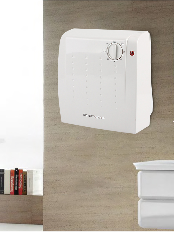 Aquecedor com ventilador de parede para banheiro HBH-2004D 1000 / 2000W com temporizador de 2 horas